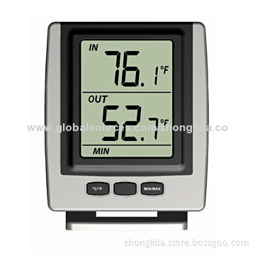 Swimming pool equipment, with minimum and maximum temperature measure